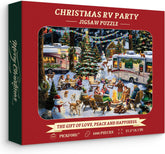 Pezzi per il puzzle per feste per feste di Natale 1000 pezzi